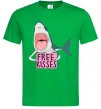Мужская футболка Free kisses Зеленый Мужская футболка Free kisses Зеленый фото