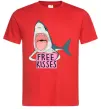 Мужская футболка Free kisses Красный Мужская футболка Free kisses Красный фото