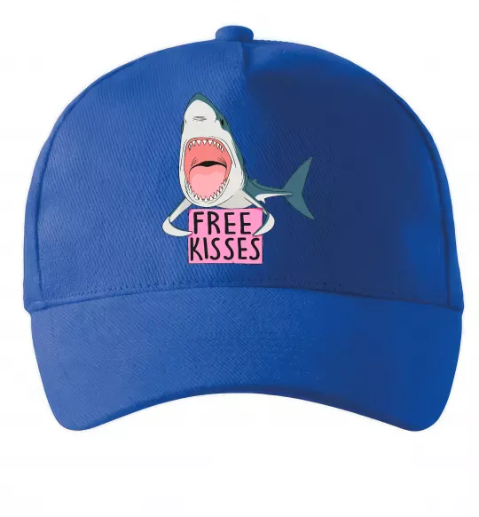 Кепка Free kisses Ярко-синий фото