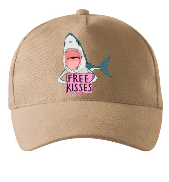 Кепка Free kisses Песочный фото