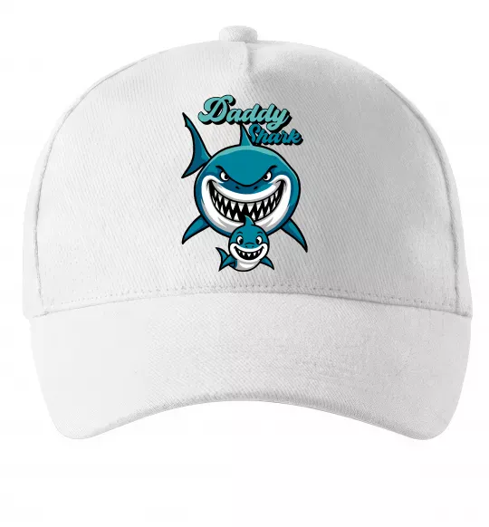 Кепка Daddy shark Белый фото