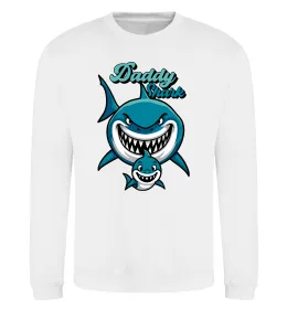 Світшот Daddy shark Білий фото