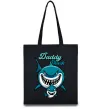 Эко-сумка Daddy shark Черный Эко-сумка Daddy shark Черный фото