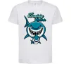 Детская футболка Daddy shark Белый фото