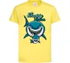 Детская футболка Daddy shark Лимонный фото