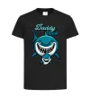 Детская футболка Daddy shark Черный фото