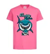 Детская футболка Daddy shark Ярко-розовый фото