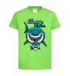 Детская футболка Daddy shark Лаймовый фото