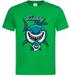 Мужская футболка Daddy shark Зеленый фото