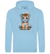 Мужская толстовка (худи) Тигреня Голубой фото