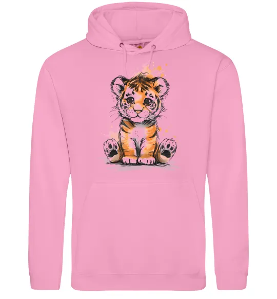 Женская толстовка (худи) Тигреня Розовый фото