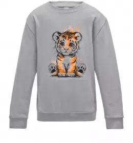 Детский Свитшот Тиг-рик Черный фото