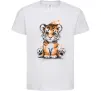 Дитяча футболка Тигреня Білий фото
