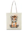 Эко-сумка Тигреня Бежевый фото