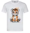 Мужская футболка Тигреня Белый фото