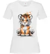 Женская футболка Тигреня Белый фото