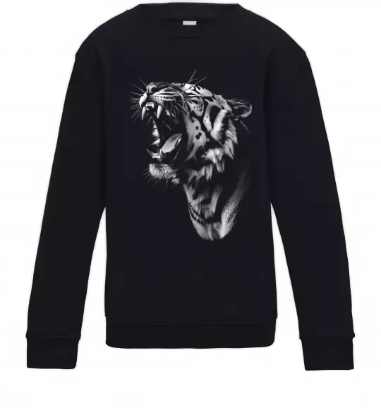 Детский Свитшот Тиг-рик Черный фото