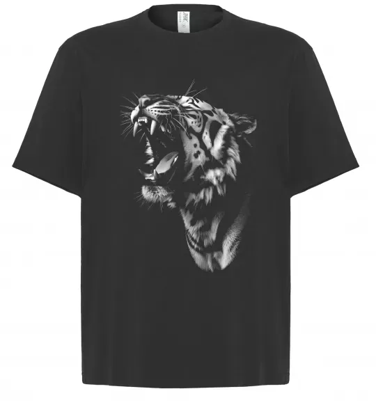 Футболка Оверсайз Тиг-рик Чорний фото