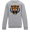 Дитячий світшот Тигр емблема Сірий меланж фото
