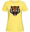 Женская футболка Тигр емблема Лимонный фото