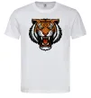 Чоловіча футболка Тигр емблема Білий фото