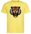 Чоловіча футболка Тигр емблема Лимонний фото