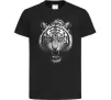 Детская футболка Тигр морда Черный Детская футболка Тигр морда Черный фото