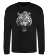Свитшот Тигр морда Черный фото