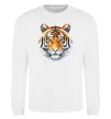 Свитшот Tiger art Белый фото