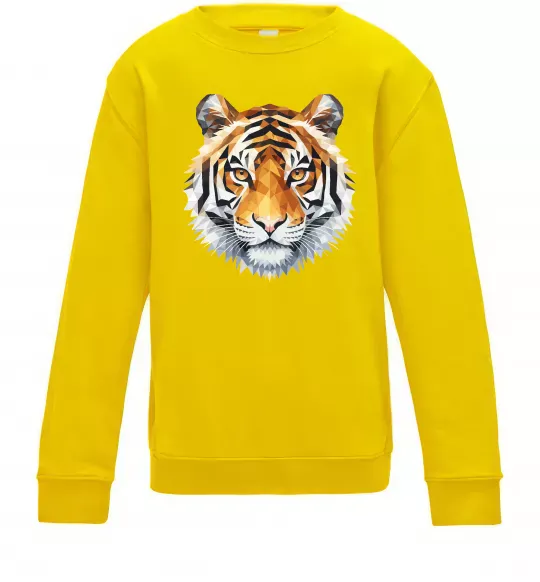 Дитячий світшот Tiger art Сонячно жовтий фото