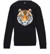 Дитячий світшот Tiger art Чорний фото