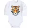 Детский боди Tiger art Белый фото