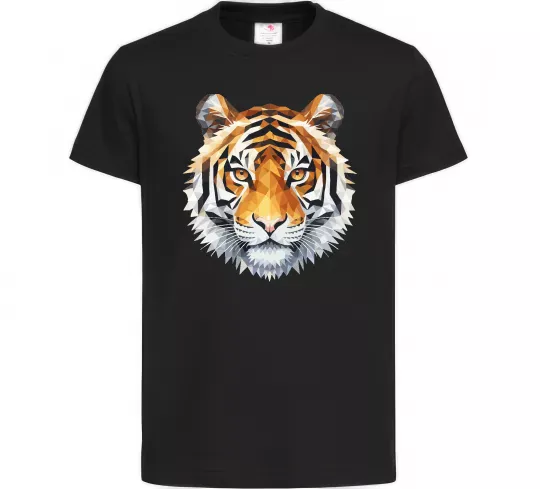 Детская футболка Tiger art Черный фото