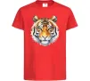 Детская футболка Tiger art Красный фото
