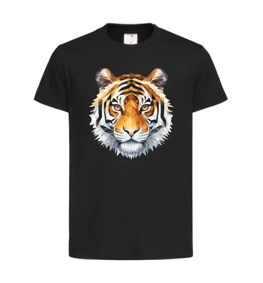 Детская футболка Tiger art Черный фото
