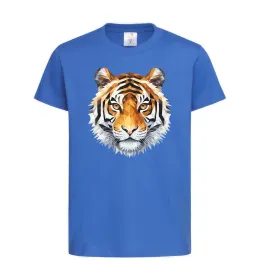 Детская футболка Tiger art Ярко-синий фото
