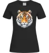 Жіноча футболка Tiger art Чорний фото