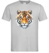 Чоловіча футболка Tiger art Сірий фото