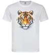 Чоловіча футболка Tiger art Білий фото