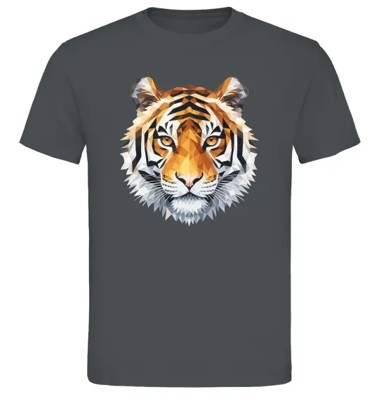 Чоловіча футболка Tiger art Графіт фото