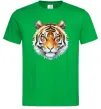 Чоловіча футболка Tiger art Зелений фото