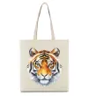 Эко-сумка Tiger art Бежевый фото