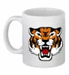Чашка керамічна Tiger oldschool Білий фото