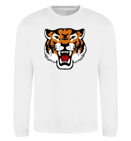 Свитшот Tiger oldschool Белый фото