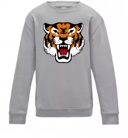 Детский Свитшот Тигриця й тигреня Лаймовый фото