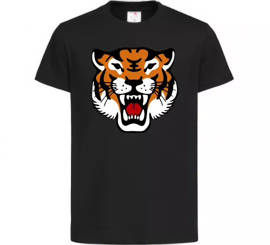 Детская футболка Tiger oldschool Черный фото