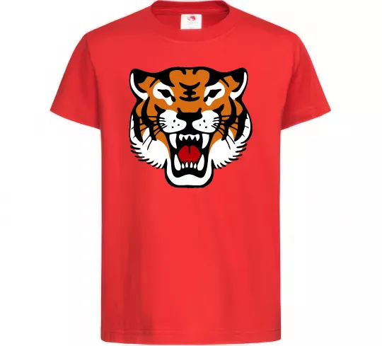 Детская футболка Tiger oldschool Красный фото