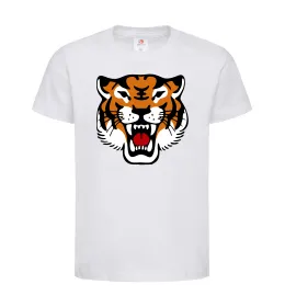 Детская футболка Tiger oldschool Белый фото