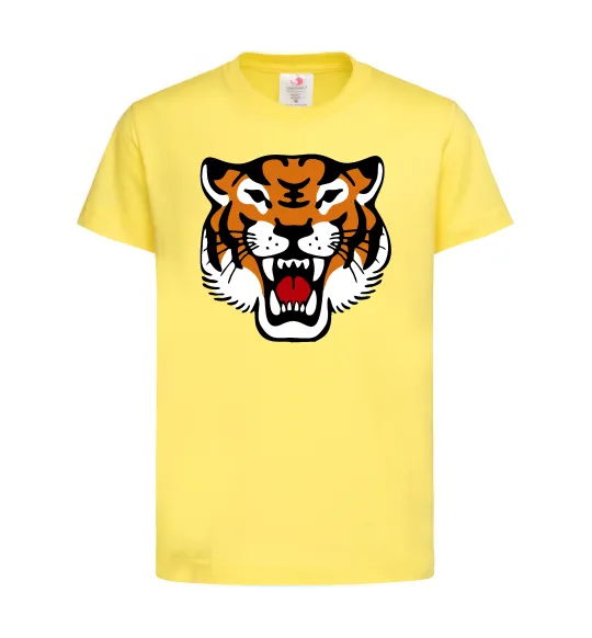 Детская футболка Tiger oldschool Лимонный фото