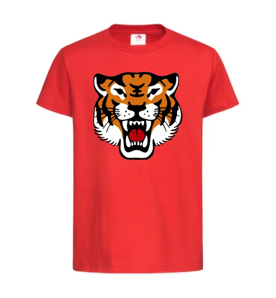 Детская футболка Tiger oldschool Красный фото